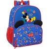 safta MICKEY MOUSE TODAY - Zaino scuola bambino, zaino per bambini, adattabile a carrozzina, ideale per bambini in età scolastica, comodo e versatile, qualità e resistenza, 32 x 12 x 38 cm