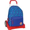 safta Cars - Zaino scuola 775, schienale ergonomico, con carrello Safta Evolution, ideale per bambini di diverse età, comodo e versatile, qualità e resistenza, 31 x 13 x 43 cm