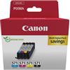 Cartuccia originale Canon 0386C009 Multipack CL-571 (Conf. da 4 pz.) NERO+COLORE