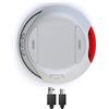 FLEXI - CFNZLS-551-HGR - Accessori per guinzaglio - Guinzaglio per Cani - Sistema di Illuminazione a LED, Grigio Chiaro