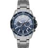 Armani Exchange Orologio da uomo, Movimento cronografo al quarzo e cassa da 44 mm con cinturino in acciaio