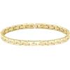 Lacoste Bracciale a Maglie da Donna Collezione METROPOLE in Oro Giallo con Petit Piqué Inciso - 2040465
