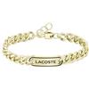 Lacoste Braccialetto a Catena da Uomo Collezione DISTRICT in Acciaio Inossidabile - Disponibile in versione Oro o Argento