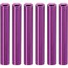 PATIKIL Distanziatori in Alluminio M3, 6pz Distanziatore Metallo Alluminio 3mm ID x 5mm OD x 35mm L Spacer Filettato Vite Standoff Rotondo per Auto RC Droni Scheda Madre, Viola