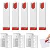 Eclove 5 Pezzi Coltello Multiuso Retrattile, Coltello Taglierino con 30 Lame di Ricambio, Cutter Multifunzione per Aprire Scatole di Imballaggio, Taglierino Perfetto per Ufficio e Casa