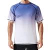 Arcweg Rashguard Mare Surf Uomo Maniche Corte Protezione Solare UV UPF 50+ Asciugatura Veloce Maglia Anti UV Pescs Stile Sciolto Elastica Maglietta Piscina Bianco L(EU)