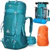 IGOLUMON Zaino Trekking 60L Impermeabile con Cover Antipioggia, Zaino Montagna da Escursionismo e Campeggio per Uomo e Donna