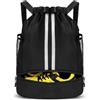 DiULi Sacca Zainetto Sportiva Gym Sack Sport Ginnastica Nuoto Borsa Coulisse Palestra Impermeabile Viaggio Scarpe Scuola Adulti Unisex (B)