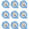 FOCO Red Dragon Manchester City Football Club - Alette per freccette, 3 set (9 alette in totale)