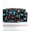 The Lakeside Collection Campsite 3-Piece Sheet Set with Retro Camping Print - Twin
