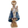 DRW Figura vergine di Covadonga blu resina dipinta a mano 12 cm