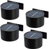 Lumisky Set di 4 applique da parete solare a LED bianco caldo 4 x SPOTIK H4,5 cm