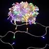 Glowster Ghirlanda di luci a LED piatte, bassa tensione, RGBY, 15 m, ideale per decorazioni interne ed esterne, feste e celebrazioni.