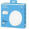 Garza Plafoniera LED da Soffitto, montaggio superficiale, circolare, lampada da soffitto, 29,5 cm, 24 W, luce neutra 4000 K, 2500 lm, 30.000 ore, IP20, bianco, risparmio energetico 80%