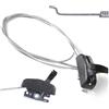 cyclingcolors Cavo Leva acceleratore Comando Trasmissione per Tosaerba e trattorini compatibili con, Lunghezza 1,25m
