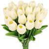 Gkaopi 15 Pezzi Tulipani Artificiali,Realistici Tulipani in Lattice,Finti Tulipanis Mazzo di Fiori Realistici per DIY Matrimoni Mazzi Nuziale Festa Casa Stanza Decorazioni