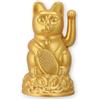 MIK funshopping Maneki Neko - Gatto per vino (oro opaco, 12 cm)