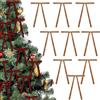 COSORO 36 Pezzi Fiocco Velluto Natale,5 * 7 Pollici Fiocchi Kaki Natalizi Decorazioni Natale,Vintage Nastro Velluto Decori Natalizi per Albero per Ghirlande Matrimoni Decorazioni Casa Interni Esterni