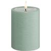 Deluxe Homeart Unique LED Candles - Candela senza fiamma tremolante in vera cera fatta a mano, senza fiamma, con tecnologia 3D Real Flame™, durata della batteria oltre 1500 ore (7,5 x 10 cm)