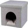 TRIXIE 36314 Alois - Grotta Morbida, 38 x 40 x 38 cm, Colore: Grigio