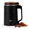 JATA JEML1820 - Macinino elettrico 300 W per caffè e spezie, capacità 150 g, lame in acciaio inox, macinazione rapida e uniforme, coperchio sicurezza, contenitore in acciaio