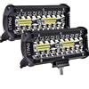 LTPAG Faro da Lavoro, 7'' 240W 24000lm Faretto Faro - 80 LEDs Flood Luci da Lavoro a led - Fendinebbia Luci Off Road IP68 impermeabile 6000K Bianco - per Off Road Moto 4WD SUV ATV UTV Camion