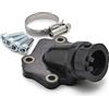 Easyboost Tubo Collettore di Aspirazione 12 a 21mm Tipo originale per MBK Nitro Aerox Mach-G Jog-R Ovetto Neo's Motore Minarelli Orizzontale per Carburatore 12-14-16-17.5-19-21mm