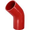 QUARKZMAN Tubo In Silicone Rosso 1 Pz 90mmx70mm 45° Universale Per Auto | Spessore 5mm, Temperatura -60°C~300°C, Pressione Max 1Mpa, Per Liquido Raffreddamento E Olio Motore.