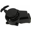 Hwydo 47 CC 49 cc mini autoavvolgente ad avviamento a manuale in alluminio per bici e scooter, colore: nero