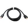 System-S Cavo HDMI 2.0 200 cm tipo A maschio a spina adattatore avvitabile in nero