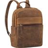 STILORD 'Phineas' Zaino Piccolo in Pelle da Uomo e Donna per Bagaglio a Mano e Viaggio, Daypack, Colore:vinto - marrone