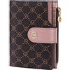 GOLF SUPAGS Portafogli per Donna Porta Carte di Credito in Pelle PVC Organizzatore Multi-Carta di Grande Capacità Portamonete Piccolo con Tasca con Cerniera Bifold