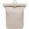 LARKSON Zaino Donna & Uomo Beige - Janne - Zaino roll-top con Scomparto per Laptop per Università, Lavoro, Viaggi e Bicicletta - Medium Backpack - Idrorepellente