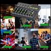Mixer audio Console di missaggio audio a 10 canali per la trasmissione in