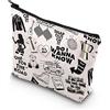KUIYAI Music Band Gift Jumper Rock Band Gfit Lyric Album Song Zipper Pouch Makeup Bag (voglio sapere)