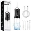 Puokmy Idropulsore Dentale Portatile Denti, Water Flosser, Scovolino Denti, Irrigatore Orale 4 Modalità e 3 Intensità, Serbatoio da 230ml, Wasserdicht und Wiederaufladbar per Viaggi e Casa