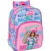 safta BARBIE - Zaino scolastico per bambini, con motivo animato, adatto per bambini, comodo e versatile, qualità e resistenza, 26 x 11 x 34 cm