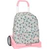 safta MINNIE MOUSE MINTY - Zaino scuola 775, schienale ergonomico, con carrello Safta Evolution, ideale per bambini di diverse età, comodo e versatile, qualità e resistenza, 31 x 13 x 43 cm