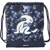safta El Bambino NAVY - Zaino per sacco sportivo, con chiusura a lacci, zaino, ideale per bambini di diverse età, comodo e versatile, qualità e resistenza, 35 x 45 cm