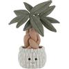 Apricot Lamb Albero dei soldi portafortuna, pianta di peluche per bambini, morbido e carino, per bambine e ragazzi, soffice albero dei soldi, pianta verde, 35 cm