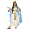 Morph Costume Cleopatra Bambina, Costume Egizio Halloween Bambina | Vestito Blu, Collare, Copricapo, Mantello & Polsini, Regina Egizia, Perfetto per Halloween, Ideale per il Gioco di Ruolo