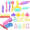 LiRiQi Pasta da Modellare per Plastilina, Utensili per Plastilina, 22 Pezzi di Accessori per la Pasta da Gioco, Strumenti per Argilla, Stampi per Estrusori Modellabile Giocattoli per Bambini