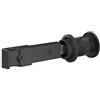 National Hardware N700-150 Serratura per porta da fienile, 5 x 1-1/4 x 3/4, nero opaco