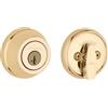 Kwikset 97800-225 780 Deadbolt Series Cilindro singolo, Ottone Lucido, Nuovo