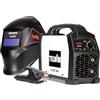 Telwin T-Arc 164 Saldatrice Inverter Elettrodo MMA 150A, con Maschera Automatica a Caschetto e Accessori, Macchina per Saldare Portatile Compatta Semplice, per Manutenzione Fai-da-Te Domestico, 230V