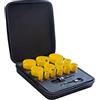 Starrett Kit di seghe a tazza bimetalliche - 15 pezzi KDC13021 - Set di seghe a tazza per uso generico con set di mandrini - compatibile con Bosch Dewalt Hitachi Festool Milwaukee