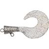 Svartzonker Abu Garcia Svartzonker McMio Spare Tails - Eco-Friendly Replacements for Mc Mio Big and Small Lures, Durable Plastisol for Freshwater & Saltwater Fishing, Silver Glitter 9,2 cm