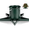 PUDO Base Albero di Natale: Supporto per Albero di Natale con Serbatoio d'Acqua Adatto Christmas Tree Stand per Alberi Fino a 2 m con Tronco da 3 a 12 cm Star Verde