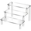 DEANKEJI Espositore Profumi, Pannello 20 x 8 cm, Tre Strati Porta Profumi, Trasparente Organizzatore Profumi, con Viti e Cacciavite, Espositore Acrilico, per Profumi, Torte, Oggetti Collezione