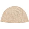 Love Cashmere Cuffia Beanie in Cashmere per Uomo (Mens Cashmere cap) - Neutro Chiaro - Realizzato a Mano ad in Scozia